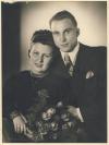 Hochzeitsbild von Siegfried und Gisela Hellmann am 22.10.1949